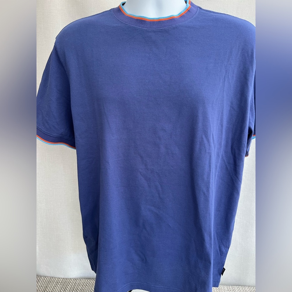 New Men's Paul Smith Royal Blue Short Sleeve Tee